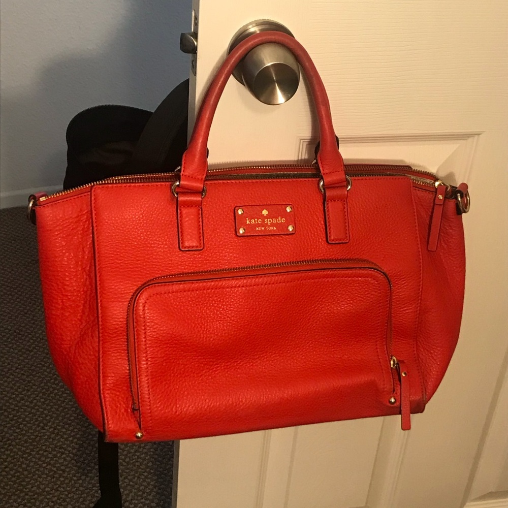 Red Kate Spade purse